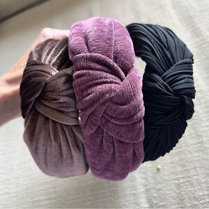 Women’s set of Knotted Headbands